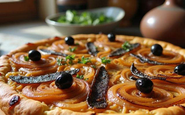 La pissaladière a  toujours la cote...d'Azur à  Nice